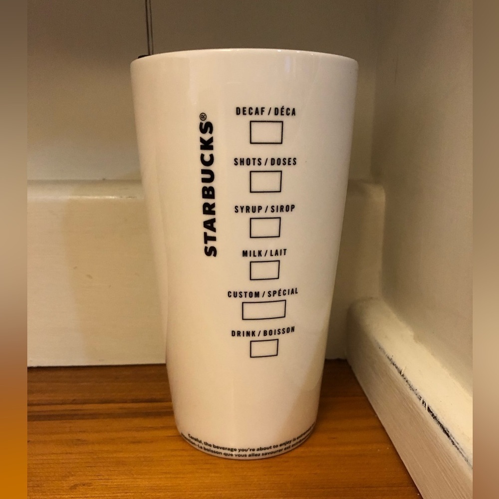 Starbucks Ceramic Tumbler/Lid 12 oz New Condition - Picture 2 of 6
